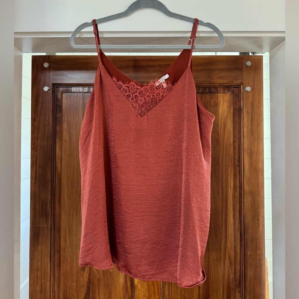 Maurices Rust Lace Trim Cami